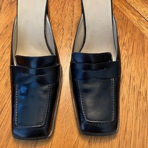 Leather Slides - Size 8 BCBG